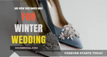 Open-Toed Shoes for Winter Weddings: Yay or Nay?