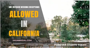 Outdoor Wedding Receptions: California's Rules Explored