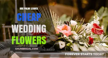 Palm Leaves: Affordable Wedding Flowers?