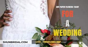 Paper Flowers at Weddings: Tacky or Tasteful?