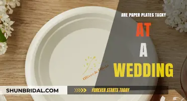 Paper Plates at a Wedding: Tacky or Trendy?