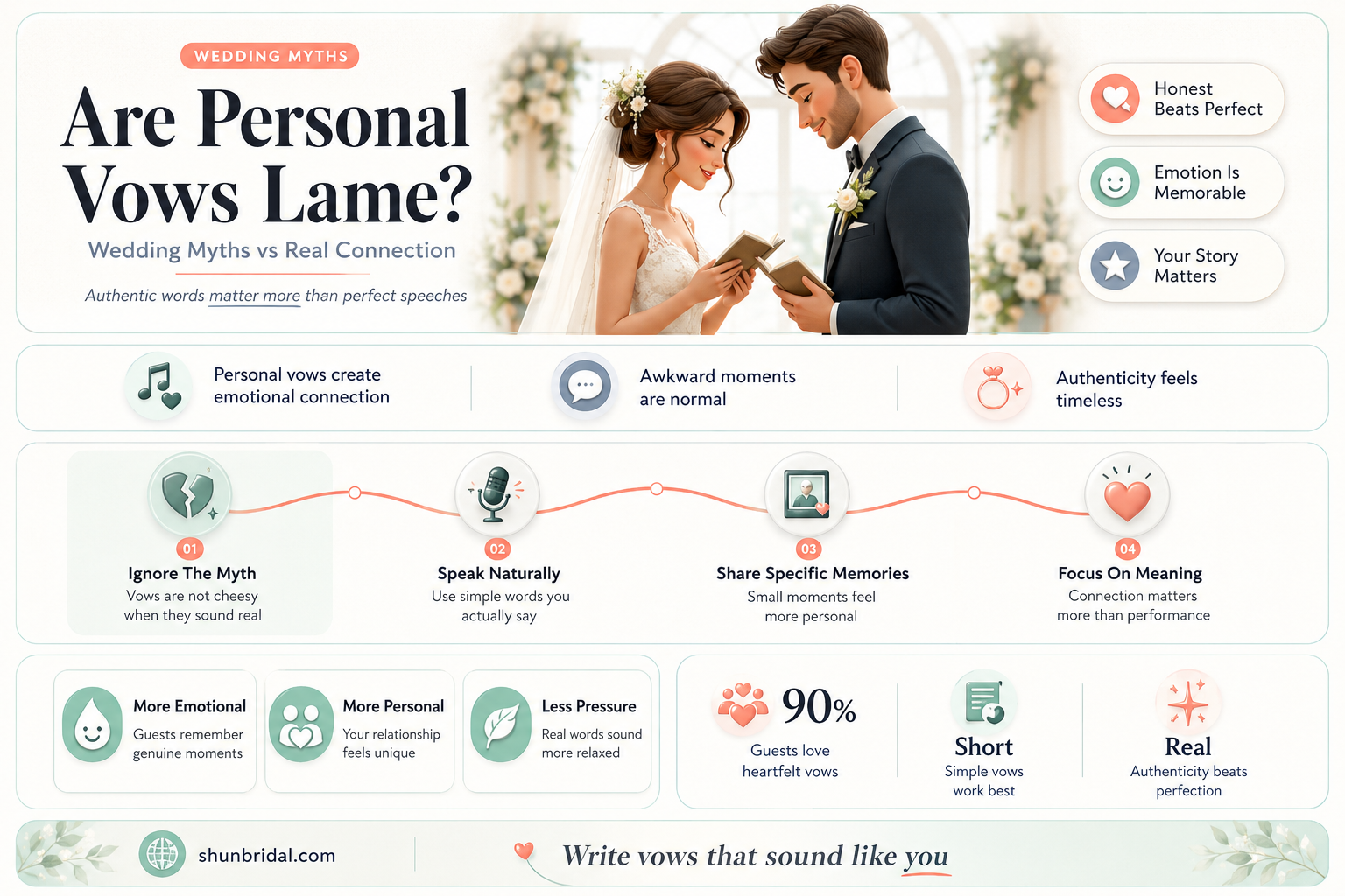 are personal vows lame