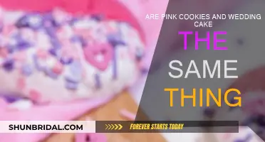 Exploring Pink Cookies and Wedding Cake: Are They Similar?