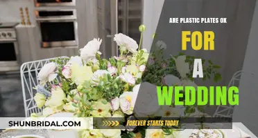 Plastic Plates at a Wedding: Tacky or Trendy?
