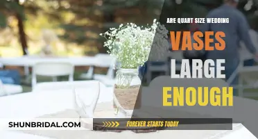 Vases for Your Big Day: Are Quart-Size Vases Large Enough?