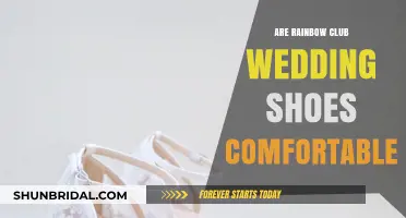 Rainbow Club Wedding Shoes: Comfortable and Colorful