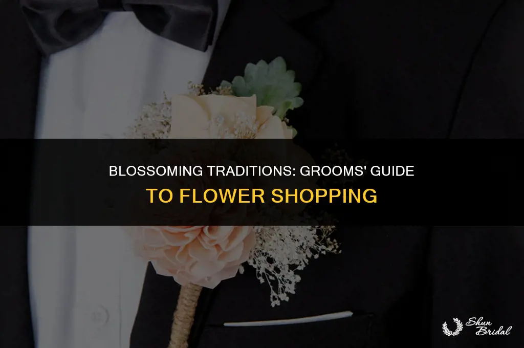 are rhe grooms to be supoised ti go flower shopping
