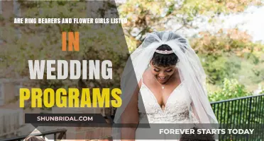 Wedding Programs: Ring Bearers and Flower Girls, Necessary?