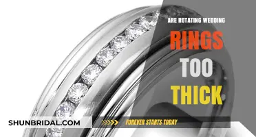 Rotating Wedding Rings: Too Thick for Comfort?