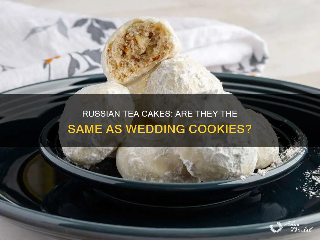 are russian tea cakes the same as wedding cookies