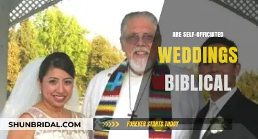 Biblical Perspective on Self-Officiated Weddings: Scriptural Insights and Guidance