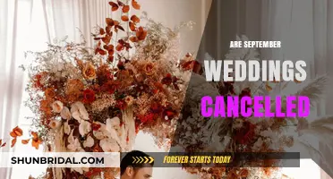 September Weddings: Cancelled or Still On?