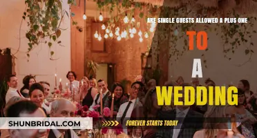 Can Single Guests Bring a Plus One to Your Wedding?
