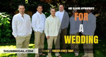 Slacks at Weddings: Ever a Good Idea?