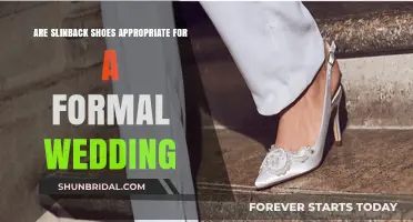 Slingback Shoes: Formal Wedding Appropriate?