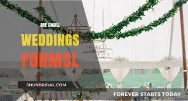 Small Weddings: Formal or Casual?