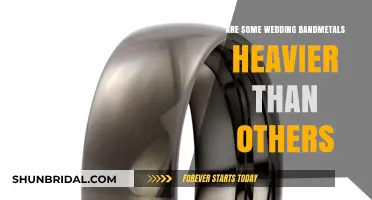 What Metals Make for Heavy Wedding Bands?