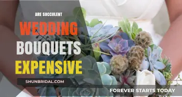 Succulent Wedding Bouquets: Affordable or a Splurge?