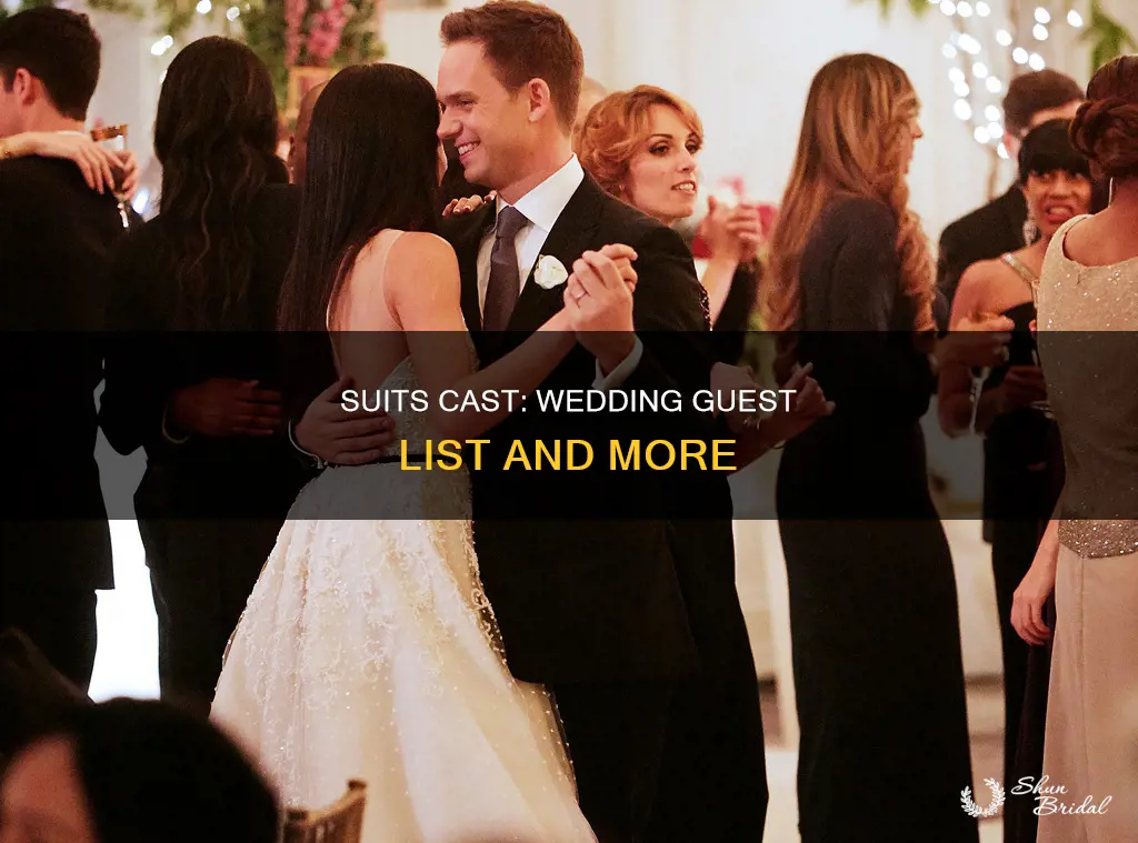 are suits cast invited to wedding