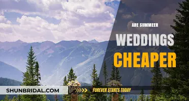 Summer Weddings: Cheaper or Costly?