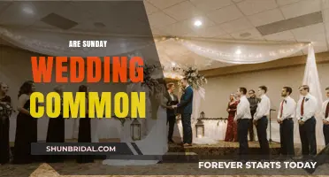 Sunday Weddings: Uncommon or Not?