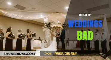 Sunday Nuptials: Good or Bad Idea?