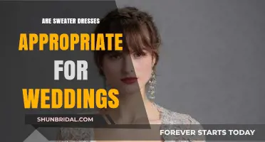 Sweater Dresses: Wedding-Appropriate or Not?