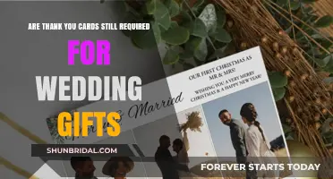 Are Thank You Cards Still a Must for Wedding Gifts?