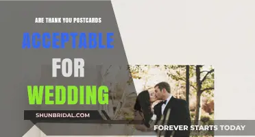 Thank-You Postcards: A Wedding Etiquette Guide