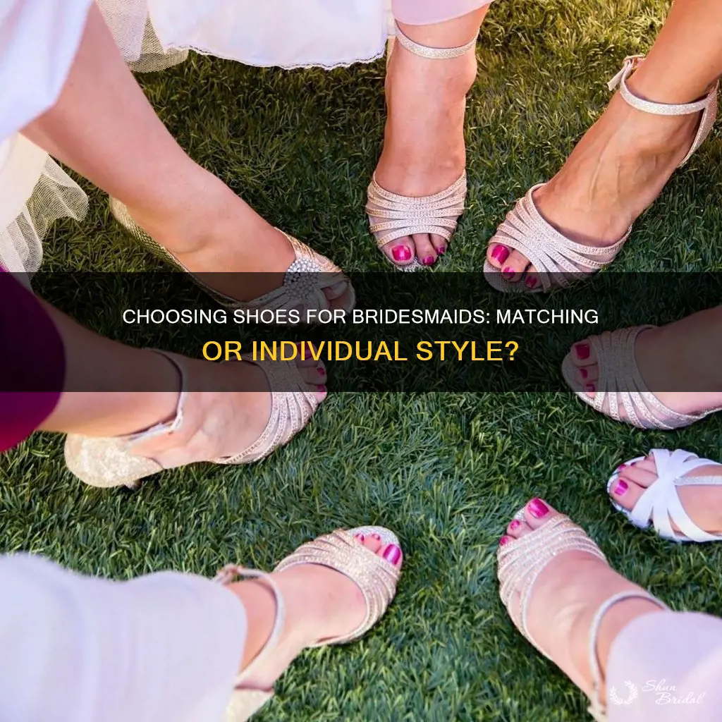 are the bridesmaids shoes supposed to match