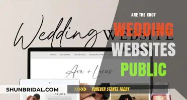 The Knot Wedding Websites: Public or Private?