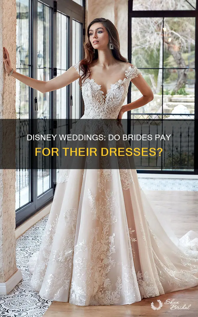 are the wedding dresses in the disney weddings free