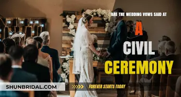 Civil Ceremony Vows: What Couples Promise in a Legal Wedding