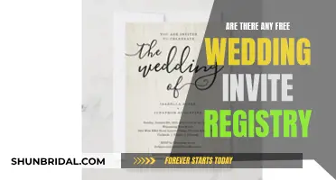 Free Wedding Invite Registries: Where to Find Them?