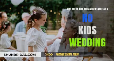 Kids at a No-Kids Wedding: When is it Acceptable?