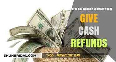 Wedding Registries: Cash Refunds and Where to Find Them