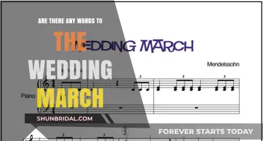 The Wedding March: A Song Without Lyrics