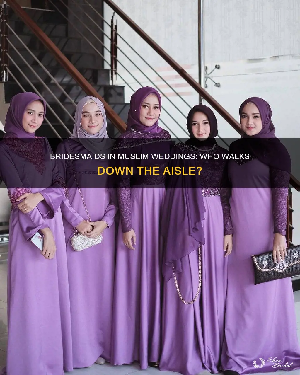 are there bridesmaids in muslim weddings