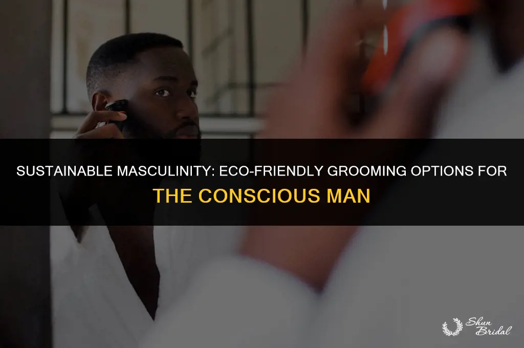 are there eco-friendly options for male grooming