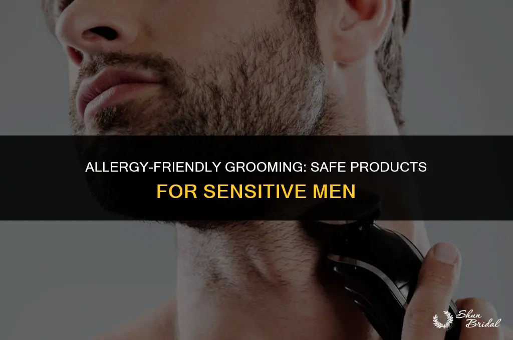 are there grooming products for men with allergies
