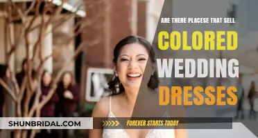 Where to Find Colorful Wedding Dresses