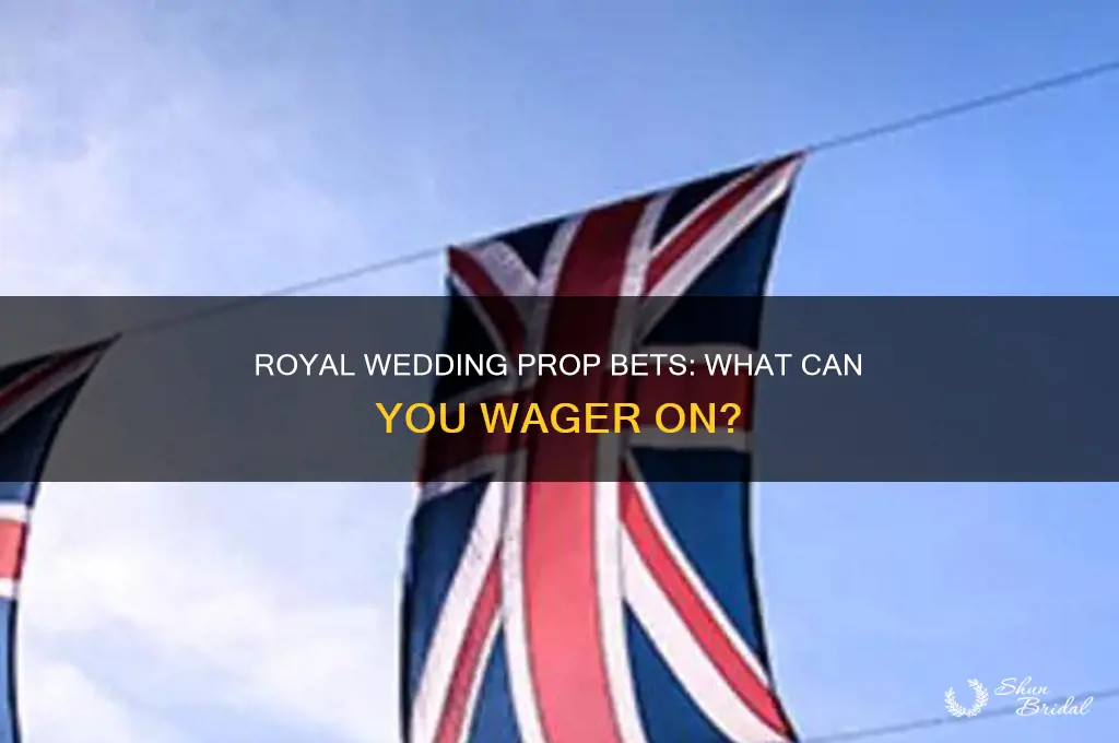 are there prop bets for the royal wedding
