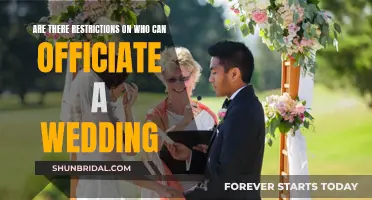 Who Can Officiate a Wedding? Legal Restrictions and Requirements