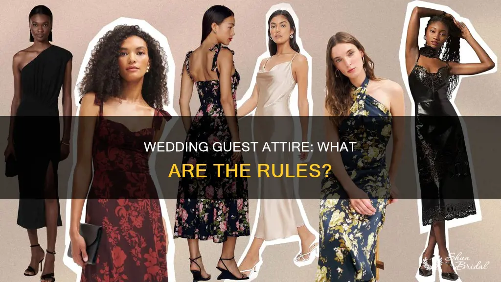 are there rules to how wedding guests should dress