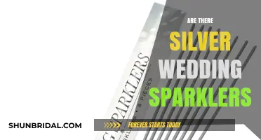 Silver Wedding Sparklers: A Magical Touch to Your Special Day