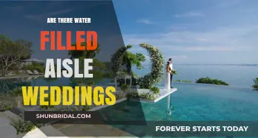 Water-Filled Aisles: A Unique Wedding Trend
