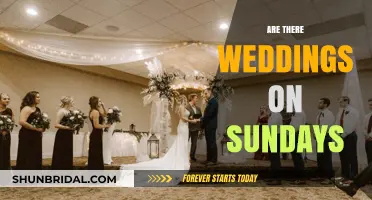 Sunday Weddings: A Rare Occurrence?