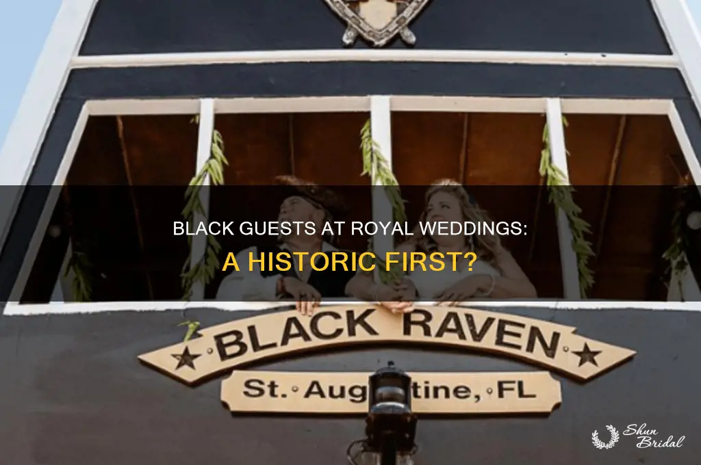are these the first black people at a royal wedding