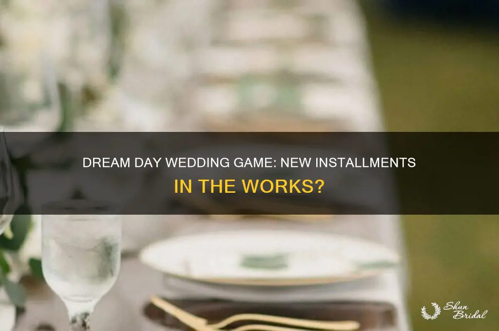 are they making more dream day wedding game
