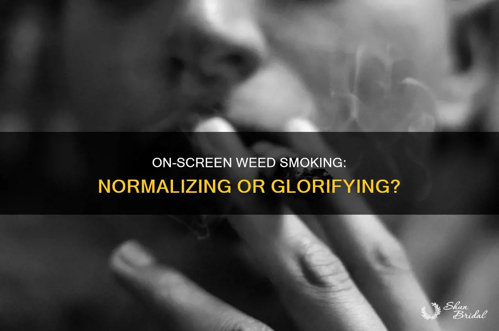 are they really smoking wed on tv